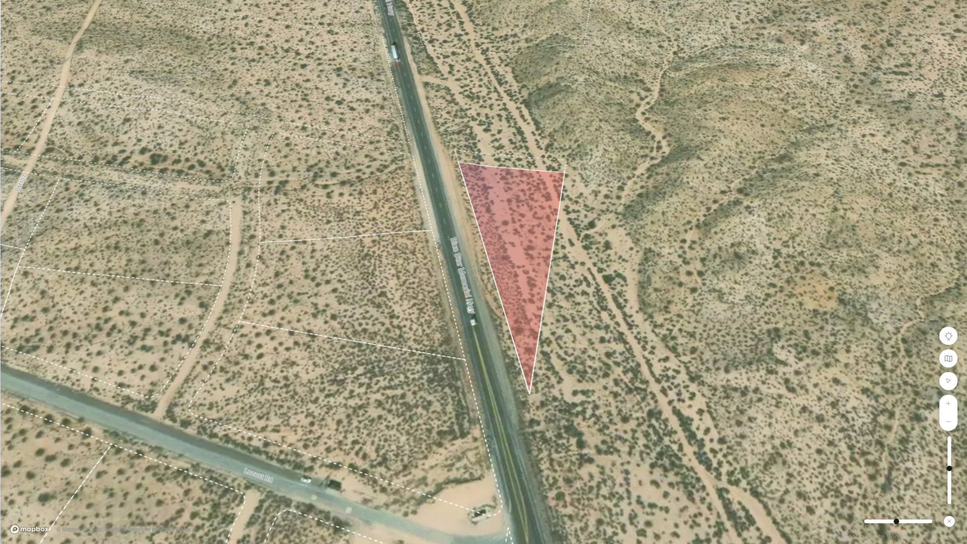 1.66ac Hwy 395 Frontage